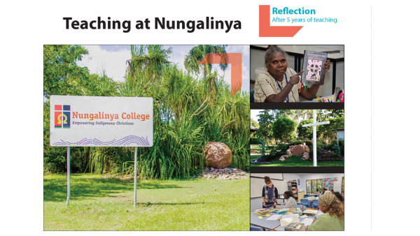 Teaching at Nungalinya