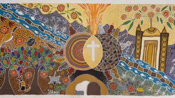 Dwelling Place mural creation process