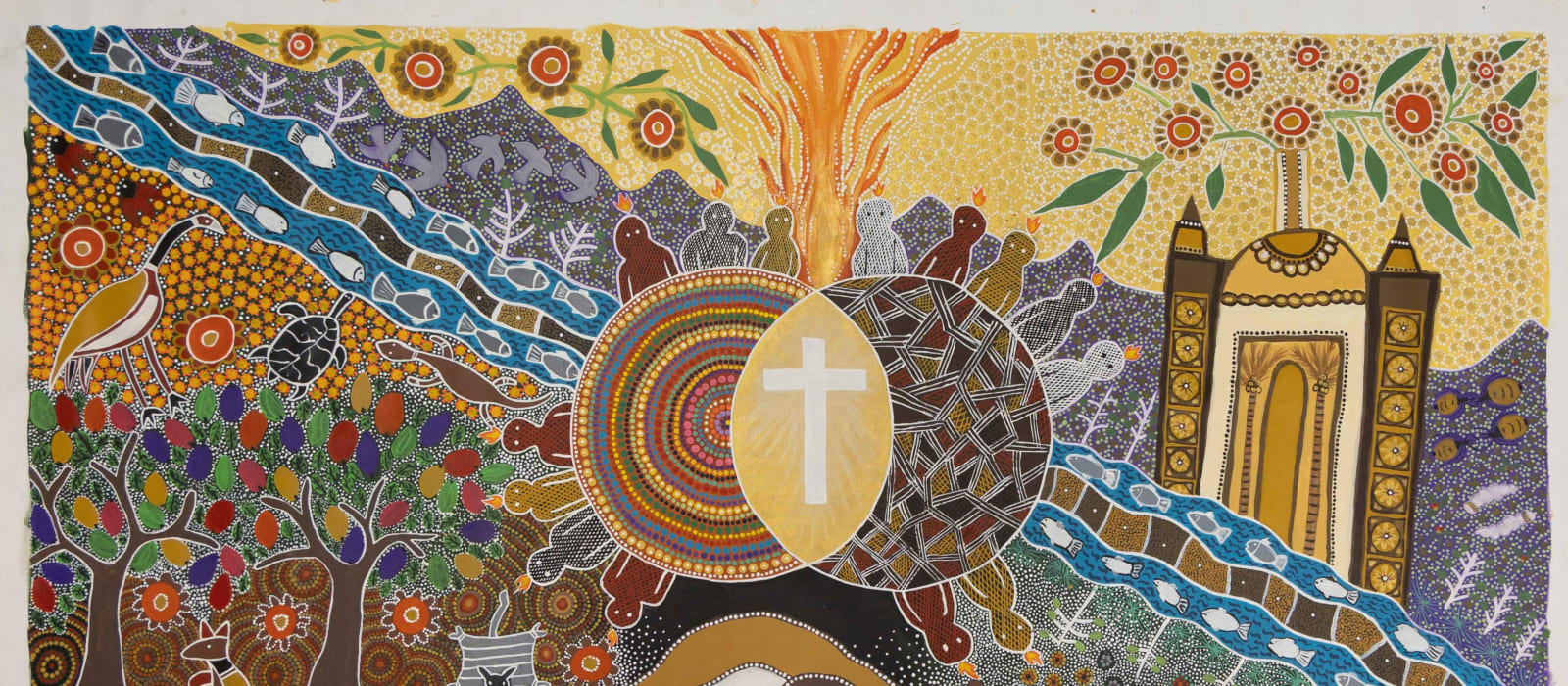 Dwelling Place mural creation process